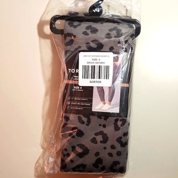 ❤️NWT VINTAGE TORRID LEGGING WITH POCKETS - LEOPARD ANIMAL PRINT - PLUS SIZE - Picture 10 of 14